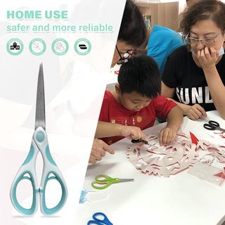 Smith กรรไกร 6.5 นิ้ว รุ่น STD-GLA11 ขนาด 0.2x6.5x17 ซม. สีขาว-เขียว