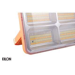 EILON สปอร์ตไลท์โซล่าร์เซลล์แบบพกพา พับได้ 100W รุ่น ESTD-100W-QB3065 แสง3สี+มีไฟสีแดงและน้ำเงิน
