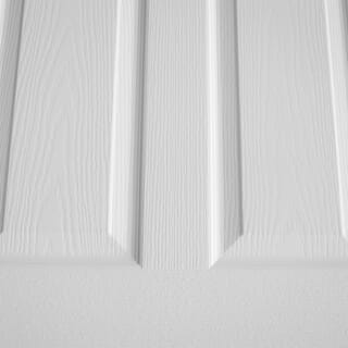 HOLZTUR ประตู HDF บานทึบ 4 ฟัก HDF-004 80x200ซม. สีขาวลายไม้