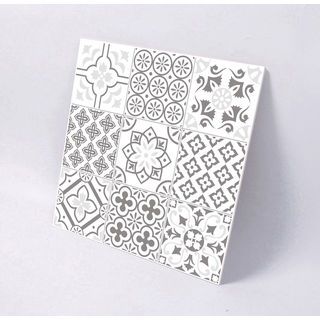 Marbella กระเบื้องเซรามิคปูพื้น 16x16 นิ้ว รุ่น โมริก ไวท์เกรย์ YZ56 Satin Flat (12P)