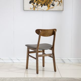 (1/6)DELICATO ชุดโต๊ะอาหารท็อปหินอ่อน 8 ที่นั่ง รุ่น Hinoki ขนาดโต๊ะ 90x180x75 ซม. ขนาดเก้าอี้ 46x55x76 ซม. สีขาว