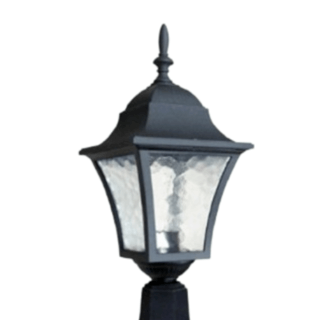 โคมไฟหัวเสา ทรงคลาสสิค สูง 420mm รุ่น TVZT8982 สีดำ