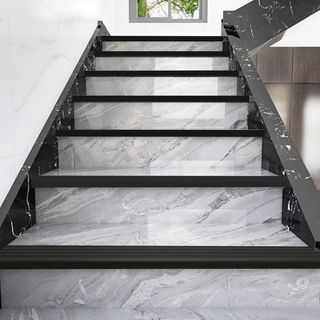 MAC จมูกบันได PVC หน้ากว้าง 45 มม. ยาว 2 เมตร รุ่น YS-45-BL-H สีดำ