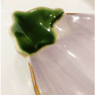 ADAMAS จานทรงมะเขือ skön สีม่วง