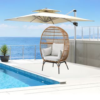 SUMMER SET ชิงช้ารังนก รุ่น Noah  ขนาด 75x89x150ซม. สีเทา