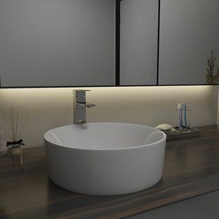 American Standard อ่างล้างหน้าวางบนเคาน์เตอร์ก๊อกนอกอ่าง รุ่น อะคาเซีย-อี 0509-WT