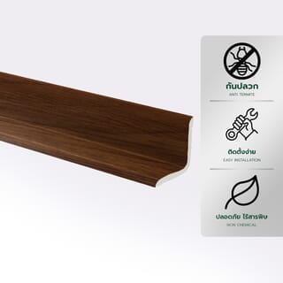 GREAT WOOD ไม้บัวเข้ามุม PVC  FCN-0302I (CH02) 30x30x2700มม. สีเชอร์รี