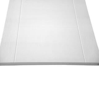 HOLZTUR ประตู HDF บานทึบเซาะร่อง HDF-F13 80x200ซม. สีขาวลายไม้