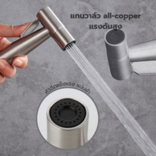 Verno ชุดสายฉีดชำระสเตนเลส304 รุ่น 6BLX001-1 สีสแตนเลส