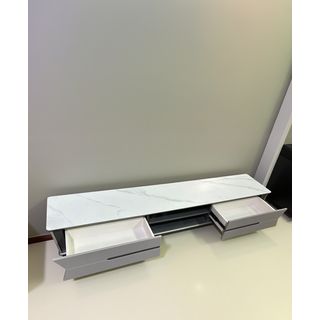 DELICATO ตู้วางทีวี รุ่น TARO ขนาด 200x40x42 ซม. สีเทาอ่อน 