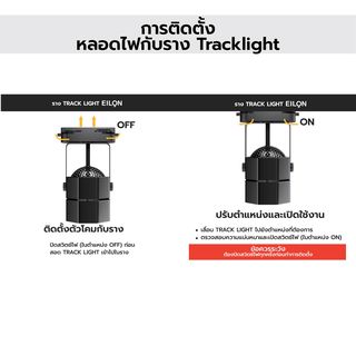 EILON รางแทร็คไลท์ รุ่นTP-RTL-B ขนาด 1 เมตร สีดำ