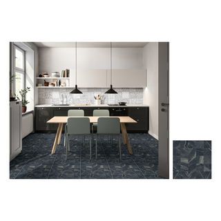 Marbella กระเบื้องเซรามิคปูพื้น 16x16 นิ้ว รุ่น Stone gray ZY-Z02 Matt Flat (12P)