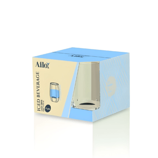 AILO แก้วน้ำดื่ม VARY ชุด 4 ใบ/แพ็ค ขนาด 415 มล.