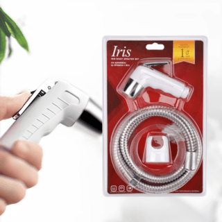 Iris ชุดสายฉีดชำระ รุ่น 6FXQ003-1   สีขาว