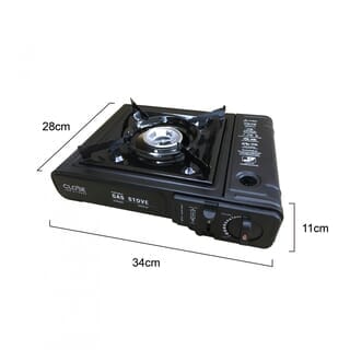 CLOSE เตาแก๊สพกพา 1หัวเตา PGS-155BK สีดำ