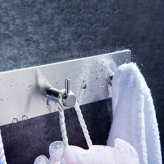 Iris ขอแขวนสแตนเลส 3 ขอ รุ่น HC02 ขนาด 4.5×21×4ซม. สีเงิน