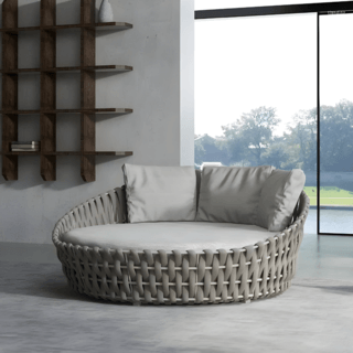 SUMMER SET โซฟา outdoor อลูมิเนียม 2ที่นั่ง Andaman ขนาด 160x120x72 ซม.สีขาว