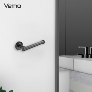 Verno ที่ใส่กระดาษชำระสแตนเลส304 รุ่น เกรเซอร์-TH01 ขนาด 15.2x9x5.5 ซม. สีเทา