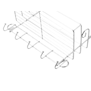 Iris ตะแกรงชั้นวางของอเนกประสงค์ รุ่น โนล่า PQS-TQ-0875B ขนาด 28x15x18 ซม.