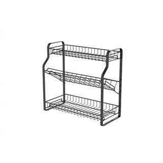 CLOSE ชั้นวางเครื่องปรุง 3 ชั้น 41.9 x 19.8 x 39.5 ซม. BUNNY สีดำ