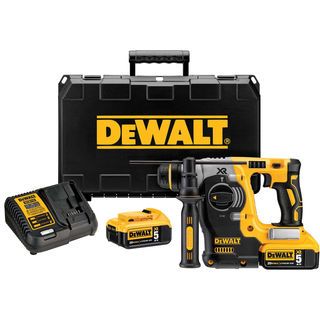 DEWALT สว่านโรตารี่ไร้สาย 26มม.(20V Max) ไร้แปรงถ่าน SDS-Plus รุ่น DCH273P1T-B1 พร้อมแบตเตอรี่ 5.0AH กล่องพลาสติก