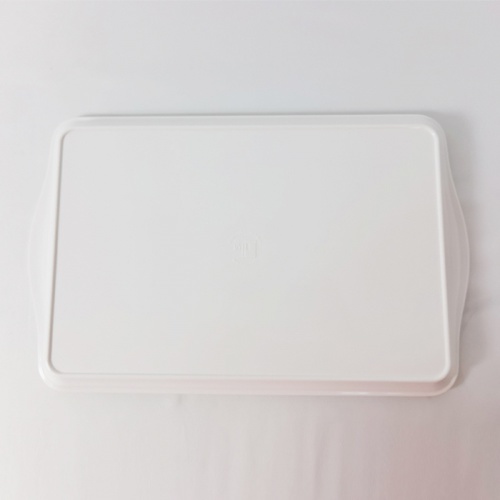 NIBIRU ถาดเสิร์ฟเมลามีนทรงเหลี่ยม 15.5 นิ้ว (มอก.) JINNY สีขาว