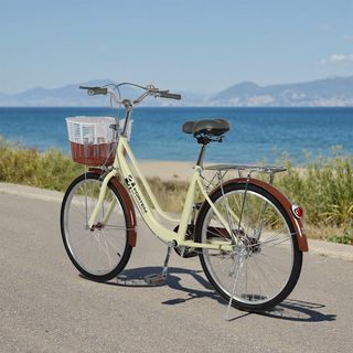 (1/2)FORTEM จักรยานแม่บ้าน รุ่นDAWN-05 ขนาด 26นิ้ว สีเหลือง