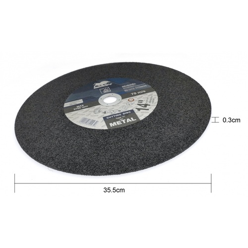 BISON แผ่นตัดเหล็ก 14 นิ้ว T41-355X3X25.40