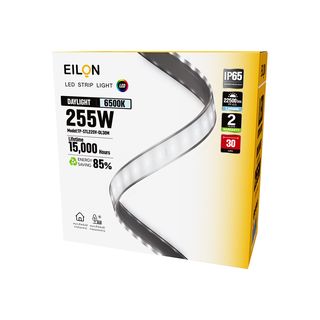 EILON ชุดไฟแอลอีดีเส้นริบบิ้น 2835/120LED 6*12mm 255W 220V Daylight รุ่น TP-STL220V-DL30M ยาว 30M