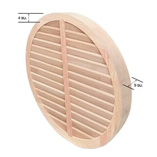 DR.WOOD จั่วช่องลมวงกลม รุ่น MM-02-K1-80 ขนาด 80 ซม.