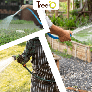 Tree’O สายยาง พีวีซี เสริมใยแก้ว เกรด A พร้อมข้อต่อ ขนาด 1/2