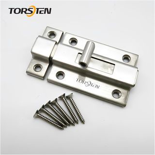 TORSTEN กลอนห้องน้ำสเตนเลส 3.5นิ้ว รุ่น BSGBX-043.5SS สีเงิน