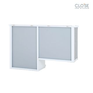 CLOSE ตู้แขวนอเนกประสงค์ พร้อมช่องไมโครเวฟ SHIRO-122  ขนาด 122 x 45 x 81 ซม. สีขาว