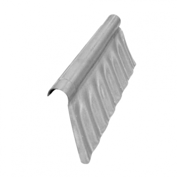 ตราเพชร ครอบสันตะเข้ ตัวบน หลังคาลอนเล็ก สีขาวงาช้าง