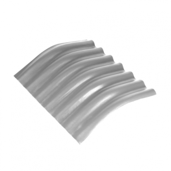 ตราเพชร ครอบมุม 20องศา หลังคาลอนเล็ก สีขาวงาช้าง