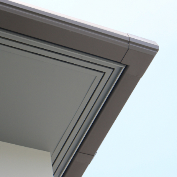 รางน้ำฝนไวนิล SCG รุ่น SMART 3เมตร สีเทา