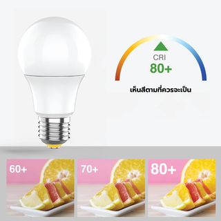 EILON หลอด LED 9W 990lm 6500K E27  รุ่นTP-AB9-4DL แสงเดย์ไลท์  (แพ็ค 4 ชิ้น) 