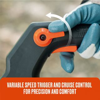 SENIX เครื่องเป่าใบไม้ไร้สาย 20V(Max) (พร้อมแบตเตอรี่ 4.0Ah 1 ก้อน) รุ่น BLAX2-M-EU สีน้ำเงิน - ดำ