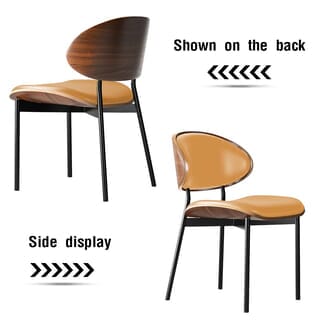 DELICATO เก้าอี้อเนกประสงค์ รุ่น Momo ขนาด 48x40x75 ซม. สีส้ม