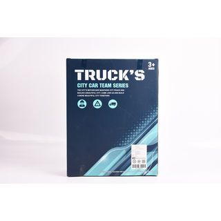 TOYS ของเล่นชุดรถบรรทุกขนรถขนของ บรรจุ4คัน สีเขียว#99831-60A(29x9x37.5ซม.)