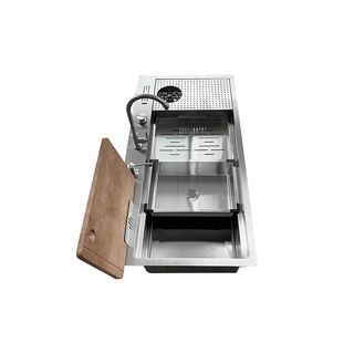 KOCH KITCHEN อ่างล้างจาน 1 หลุมไม่มีที่พัก SUS304 TARNIX-100
