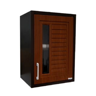 CLOSE ตู้แขวนเดี่ยว  ABS  BROWNIE 46x66x34 ซม. สีน้ำตาลพรีเมี่ยม