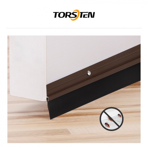 TORSTEN เส้นกันแมลงอะลูมิเนียม แถบยาง รุ่น KZT059-BN  100ซม. สีน้ำตาล