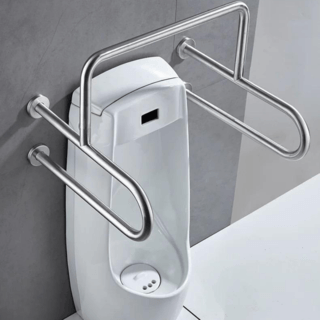Verno ราวทรงตัวสแตนเลส 304 สำหรับโถปัสสาวะชาย รุ่น  VN-3265U ขนาด 55.2x64.8x66.2 ซม.  สีแฮร์ไลน์