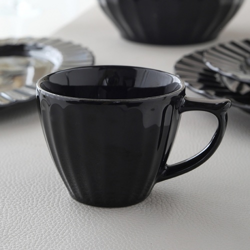 ADAMAS ถ้วยกาแฟ 270 มล. SNOOZE-BL07 สีดำ