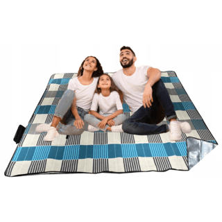 SUMMER SET เสื่อปิคนิค รุ่น Curt ขนาด 150x200cm สีน้ำเงิน