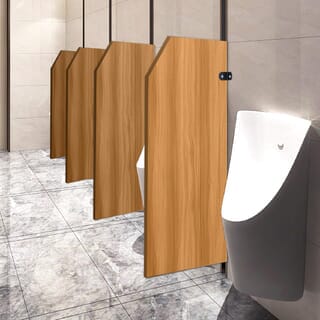 VERNO แผงกั้นโถปัสสาวะ PVC  ขนาด 120x55x1.2ซม. รุ่น BP-01 สีน้ำตาล (½)