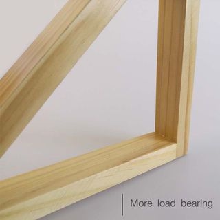 ฉากรับชั้นไม้ ขนาด28X31X1.5ซม. รุ่น LW03-WD  สีไม้