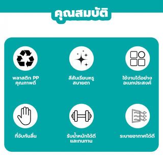 GOME ตะกร้าอเนกประสงค์ทรงเหลี่ยม รุ่น Circle TG54420G ขนาด 25.5x35.5x21.5 ซม.(16L) สีเทา