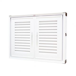 WT บานซิงค์คู่ 85x65CM. GB สีขาว